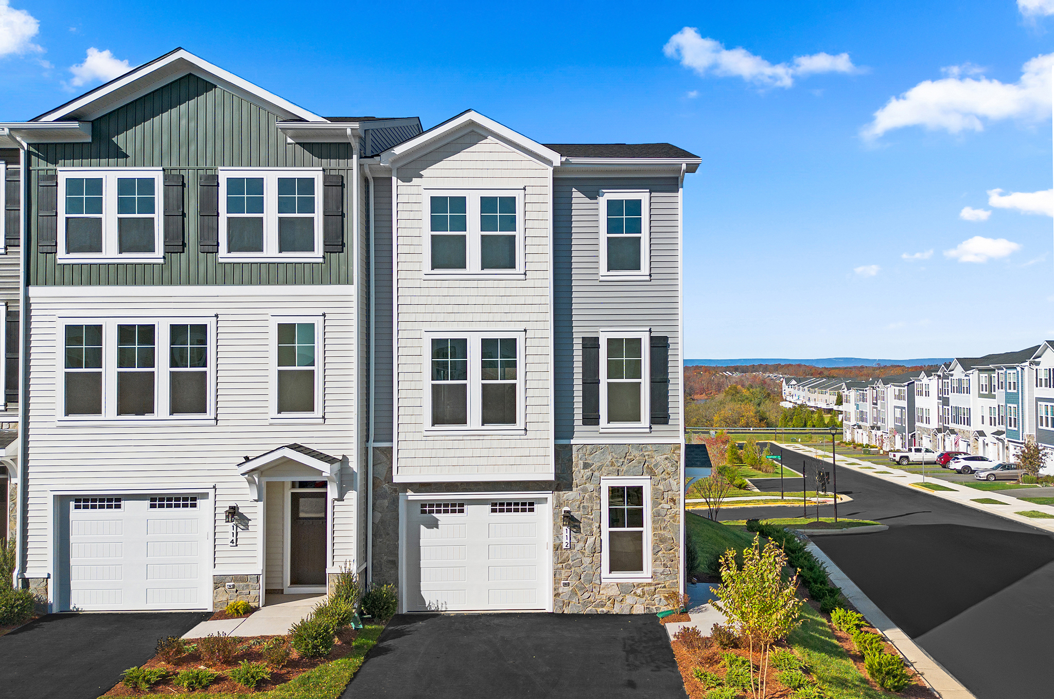 Nicholson - Homesite 50, Townhome, Enclave, Lake Frederick, Located in Winchester, VA