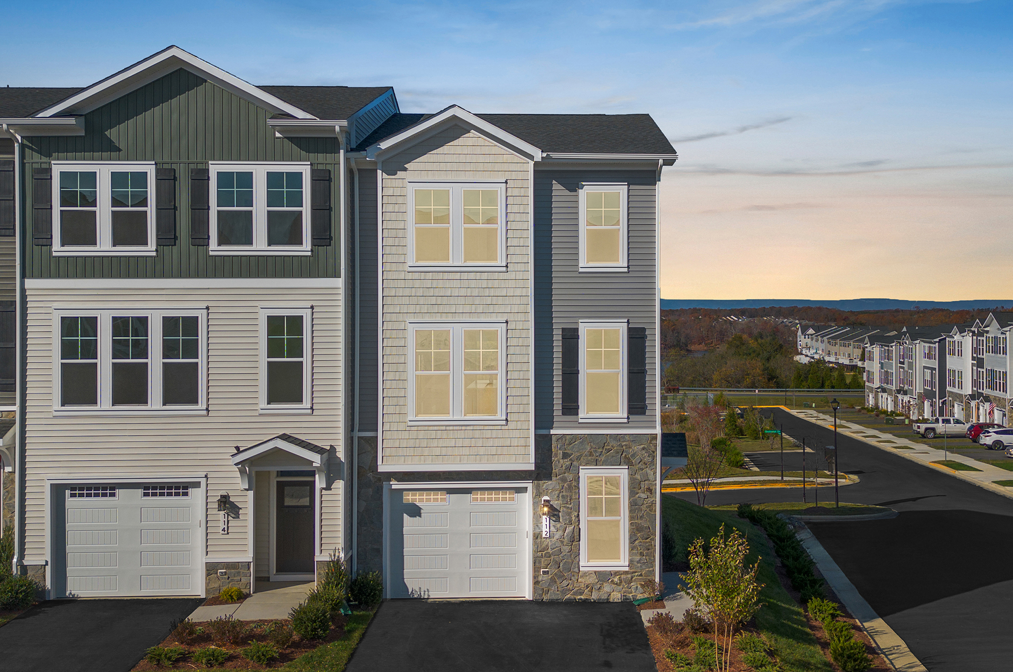 Nicholson - Homesite 50, Townhome, Enclave, Lake Frederick, Located in Winchester, VA