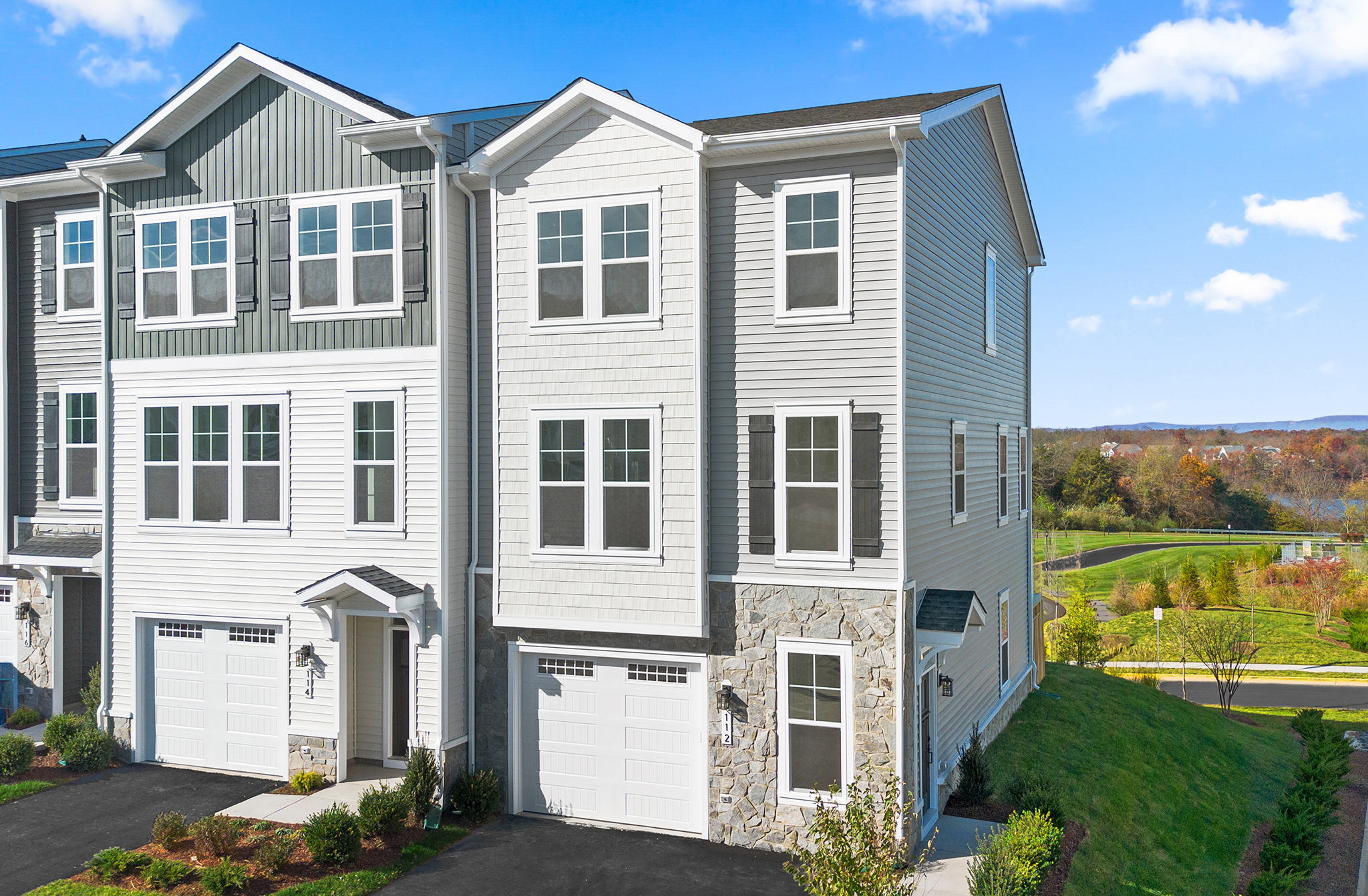 Nicholson - Homesite 50, Townhome, Enclave, Lake Frederick, Located in Winchester, VA