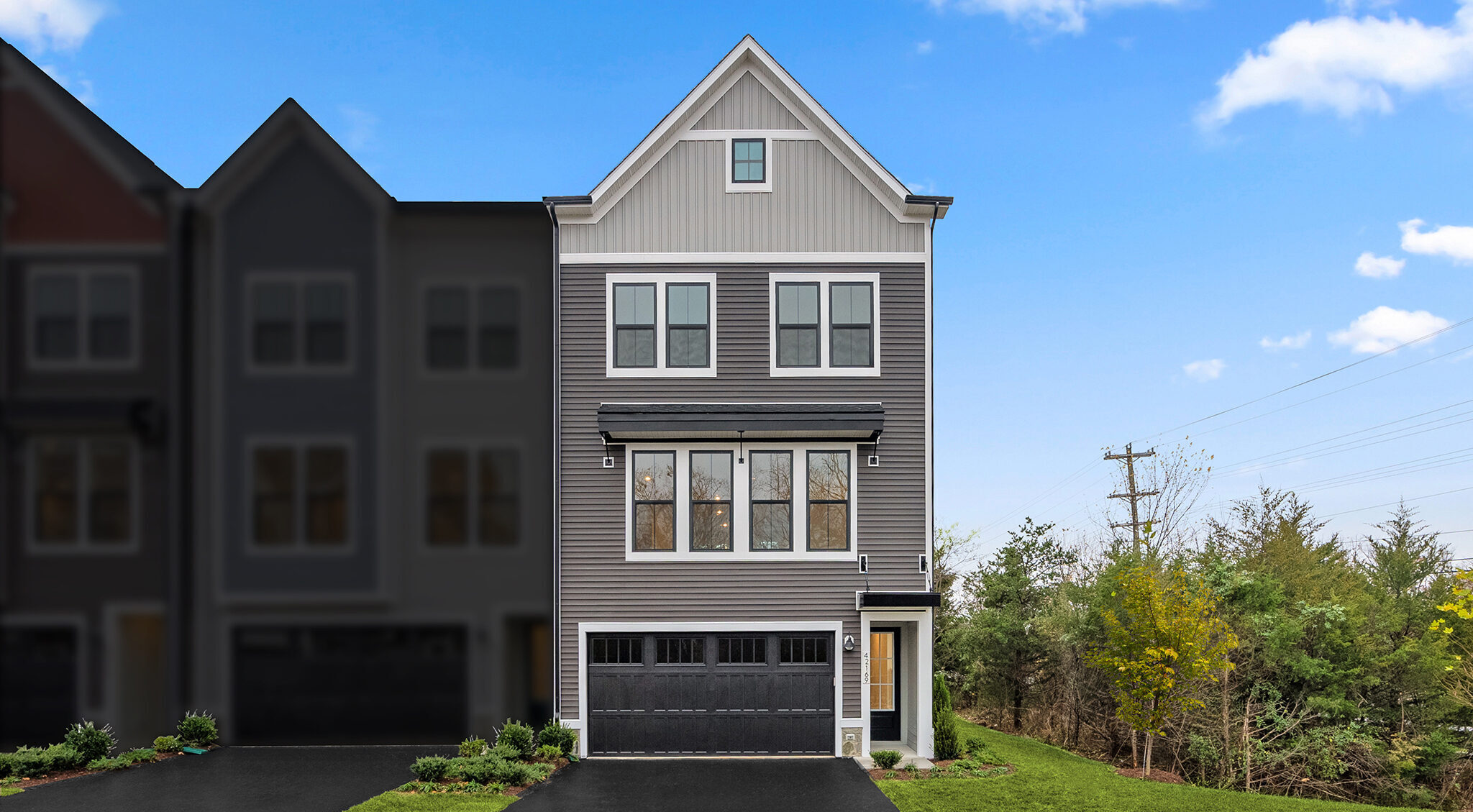 Carver - Homesite 1, Townhome, Prosperity Plains, Located in Chantilly, VA