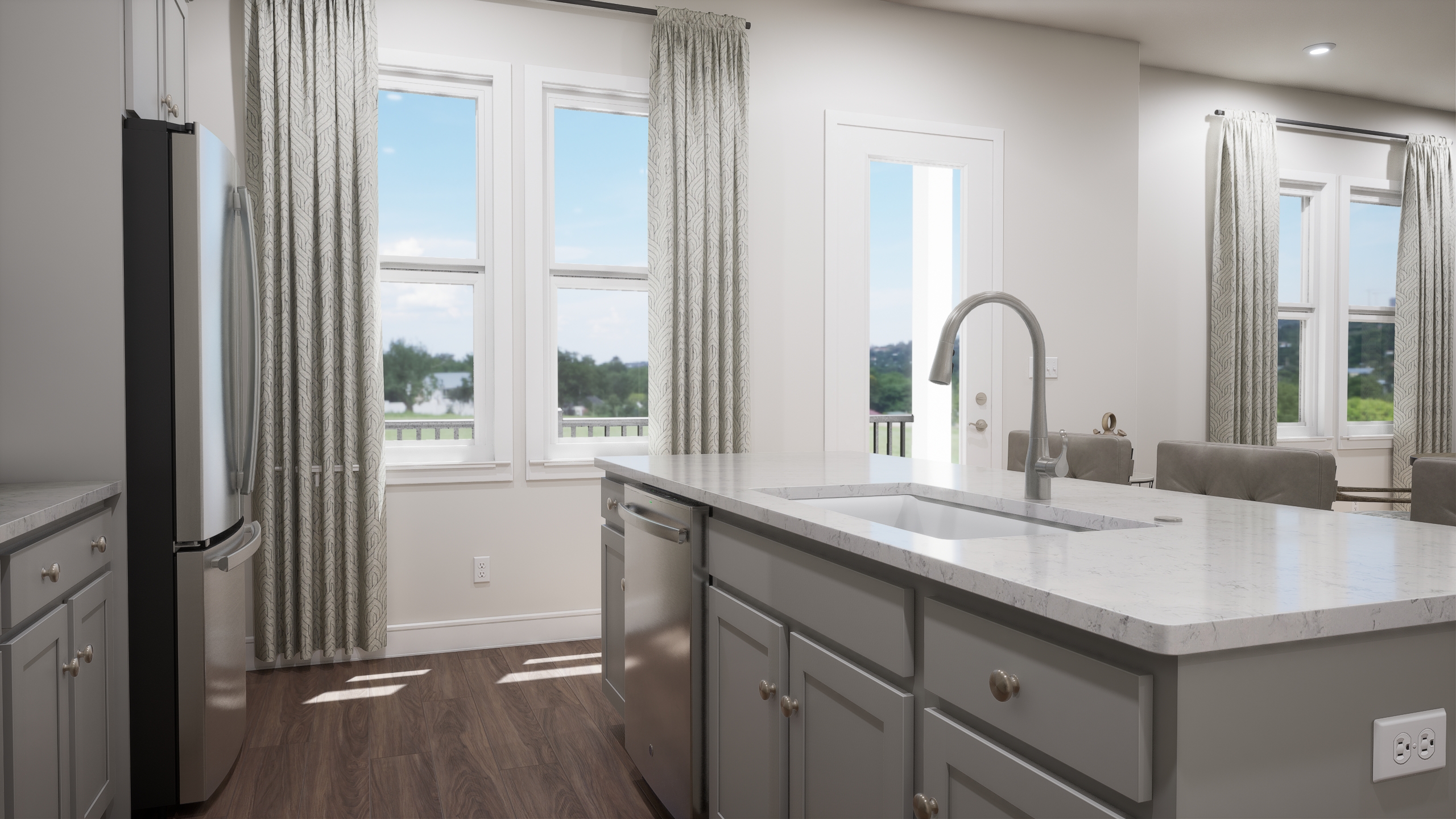 Albright - Homesite 27, Townhome, South 620, Located in Aldie, Virginia