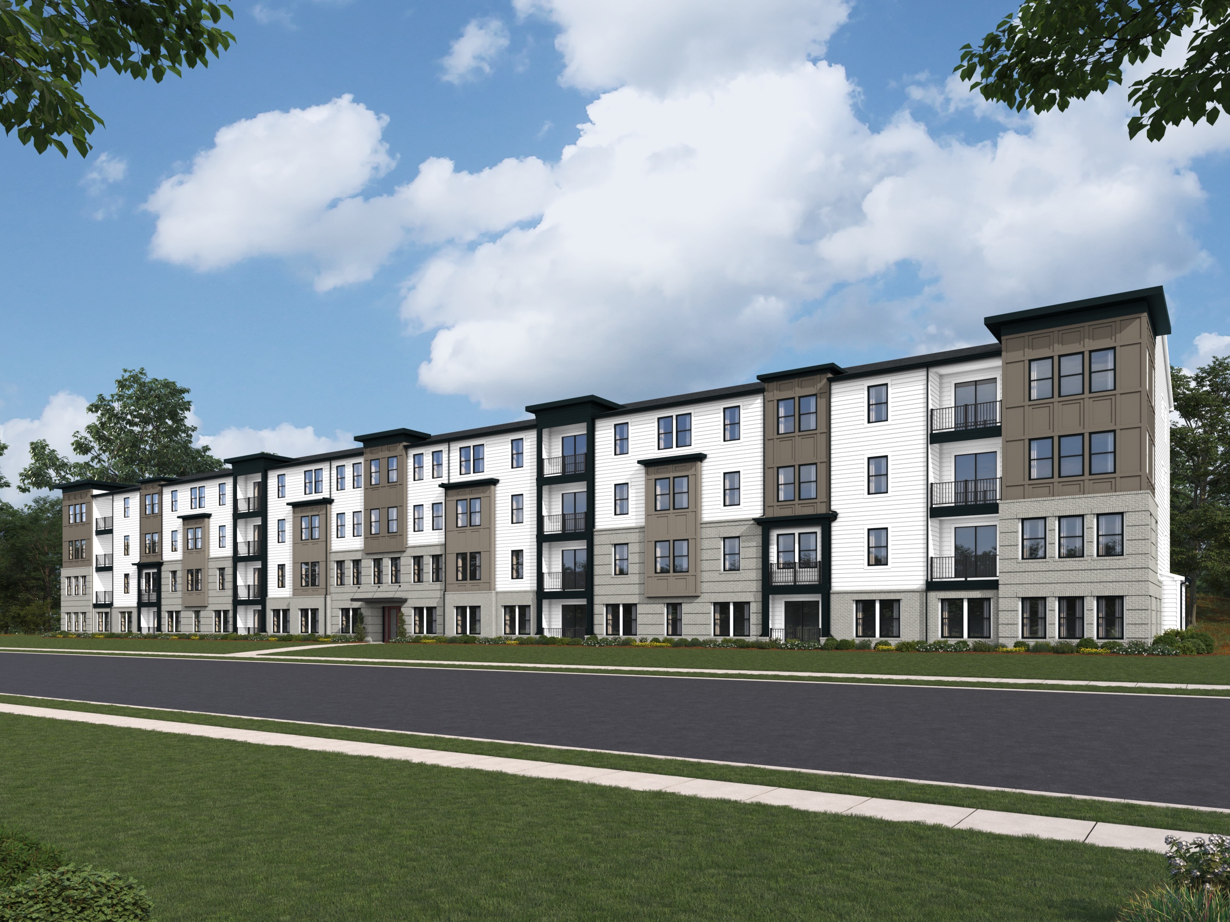 Building 13, One-Level Condominium, Birchwood at Brambleton, Located in Ashburn, VA