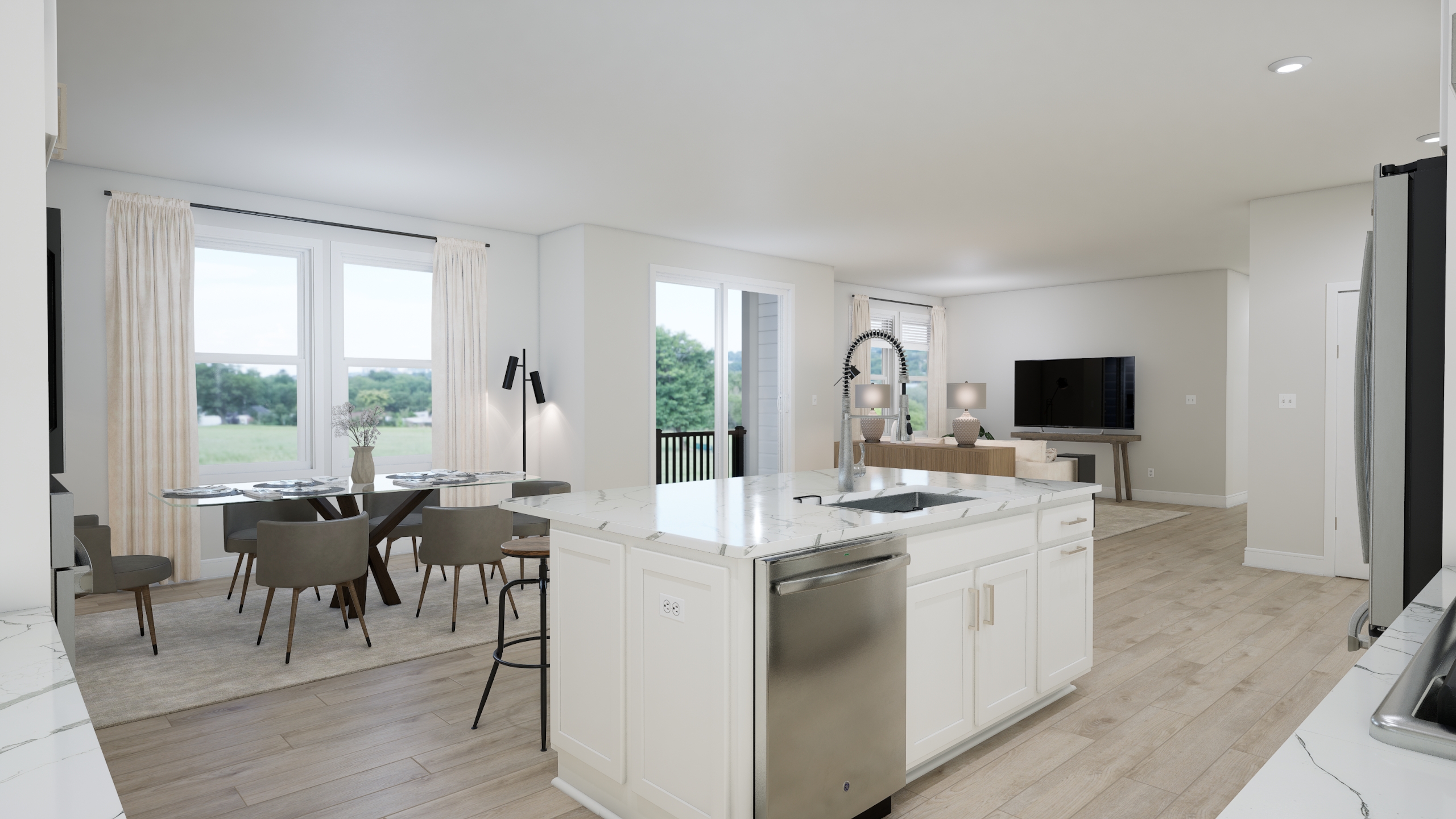 Dunbar III - Homesite 13-101, One-Level Condominium, Birchwood at Brambleton, Located in Ashburn, VA