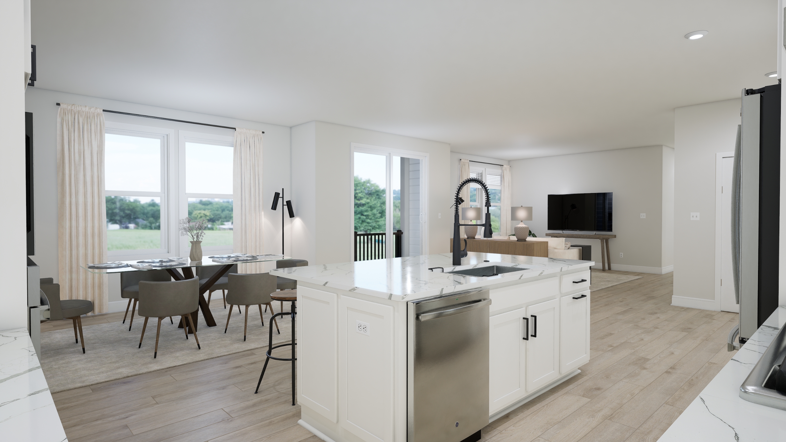 Dunbar III - Homesite 13-107, One-Level Condominium, Birchwood at Brambleton, Located in Ashburn, VA