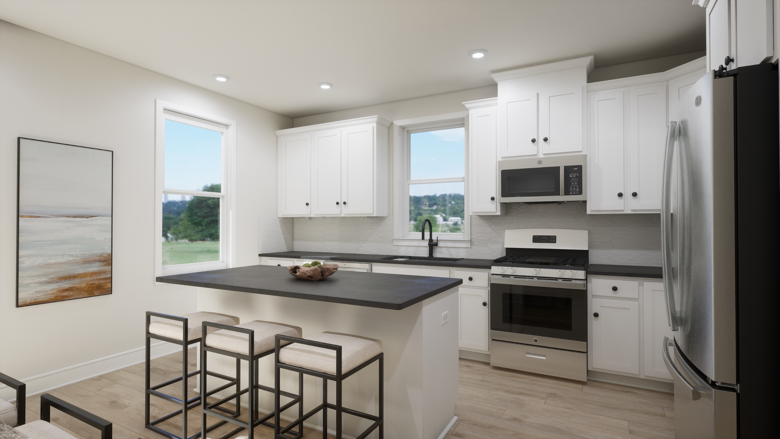 Collier II - Homesite 212, Townhome-style Condominium with Rooftop Terrace, Demott & Silver, Located in Broadlands, VA