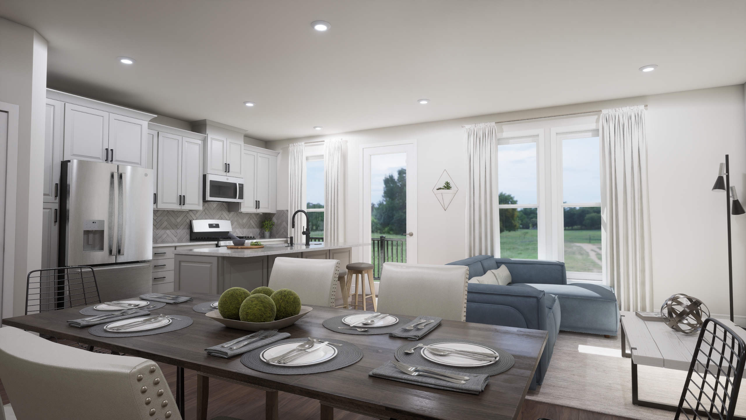 Prescott II - Homesite 207, Townhome-style Condominium with Rooftop Terrace, Demott & Silver, Located in Broadlands, VA