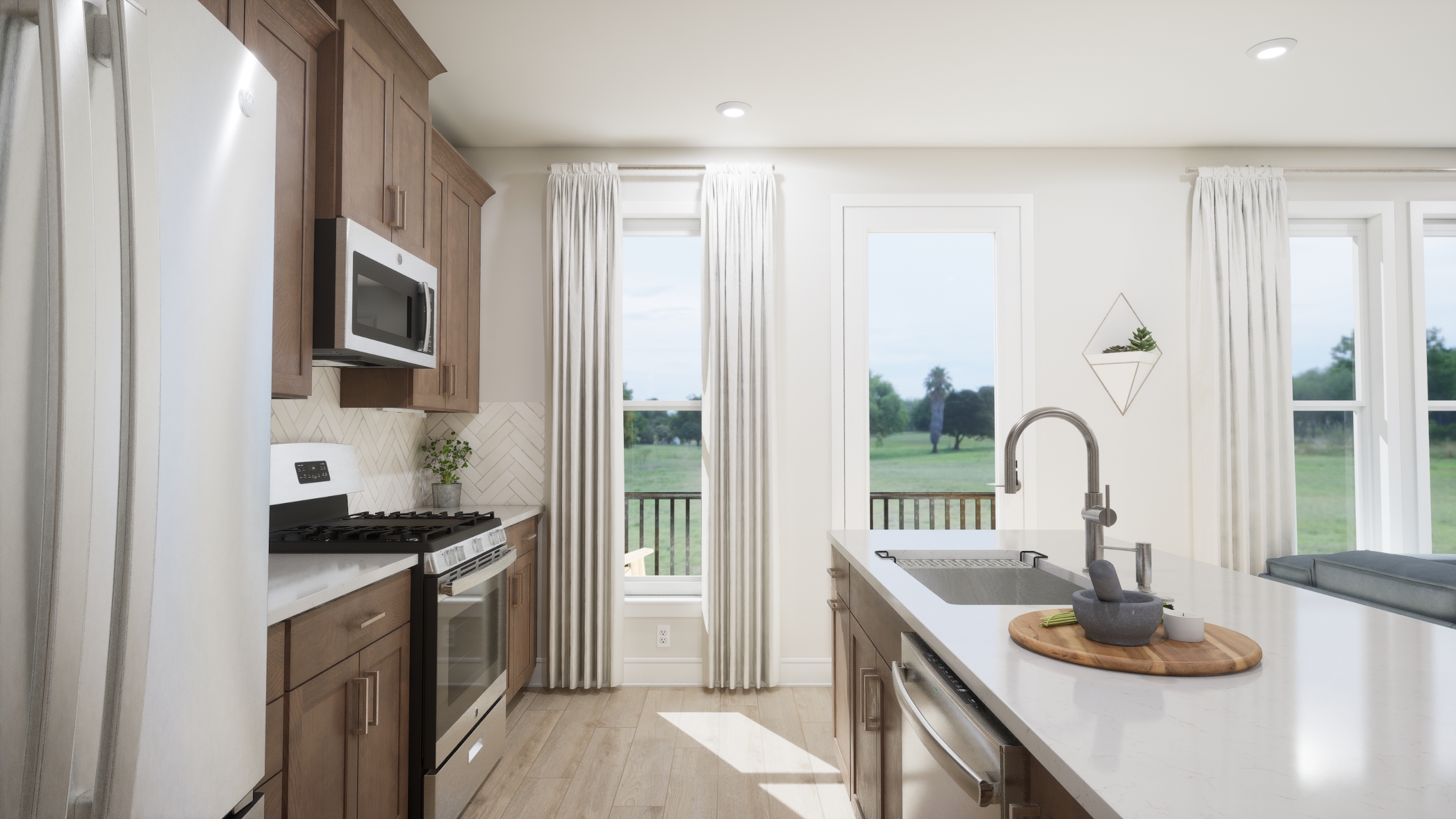 Prescott II - Homesite 209, Townhome-style Condominium with Rooftop Terrace, Demott & Silver, Located in Broadlands, VA