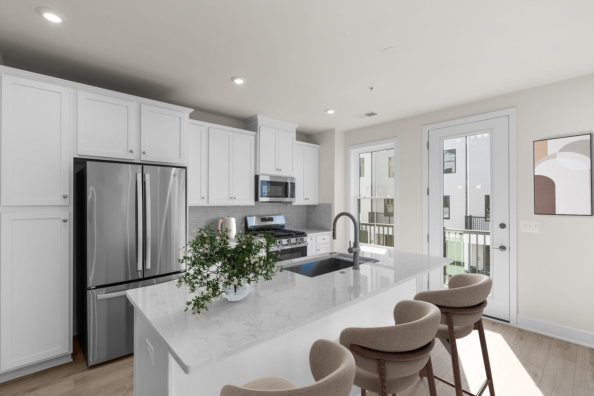 Cameron 24-R1 - Homesite 198, Townhome-style Condominium, Demott & Silver, Located in Broadlands, VA