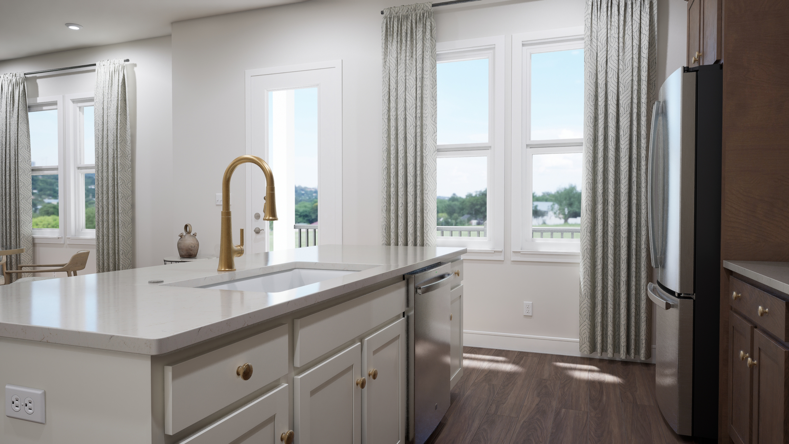 Bullard - Homesite 44, Townhome, South 620, Located in Aldie, Virginia