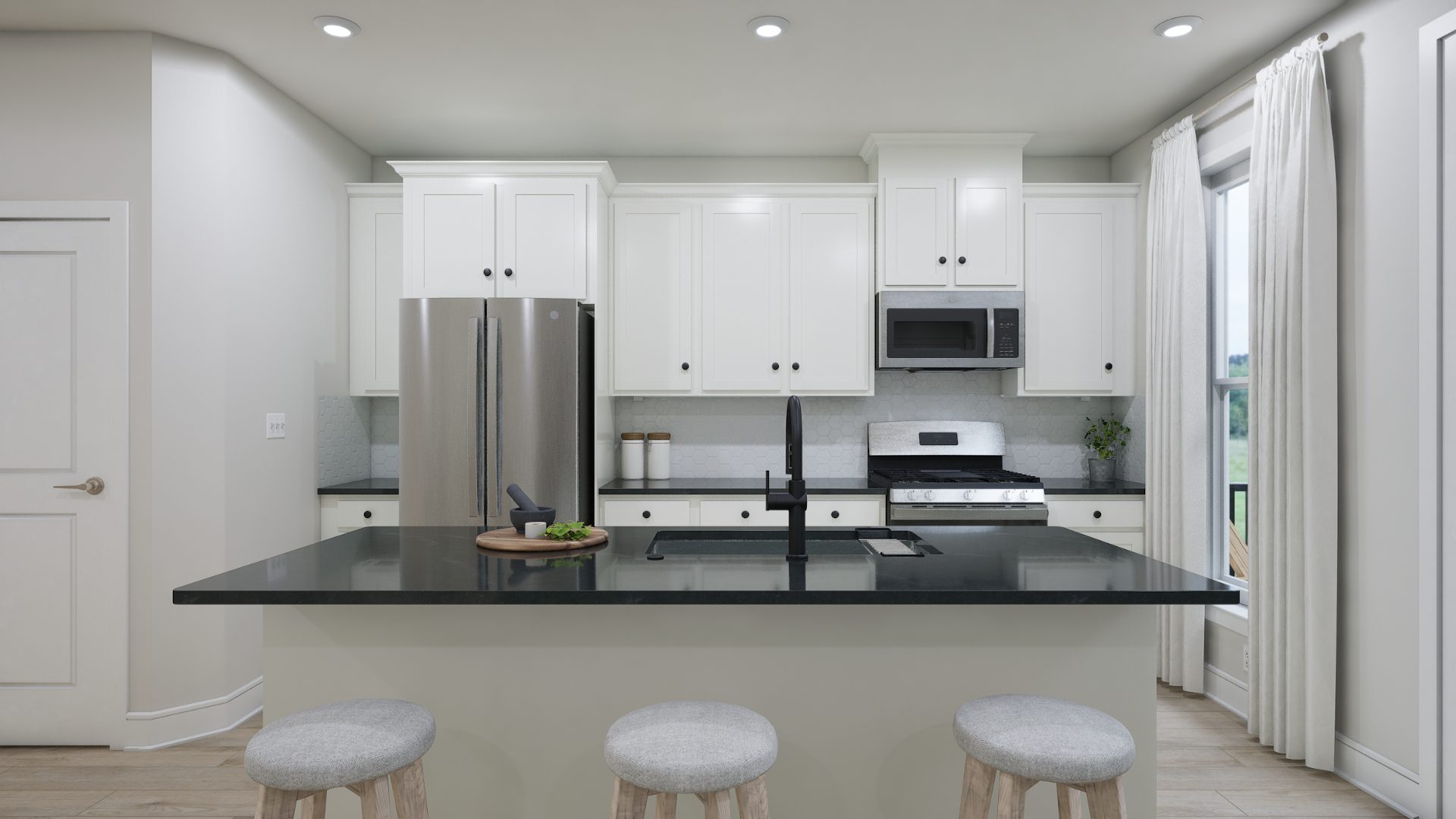 Cameron 24-R1-RT - Homesite 182, Townhome-style Condominium with Rooftop Terrace, Demott & Silver, Located in Broadlands, VA