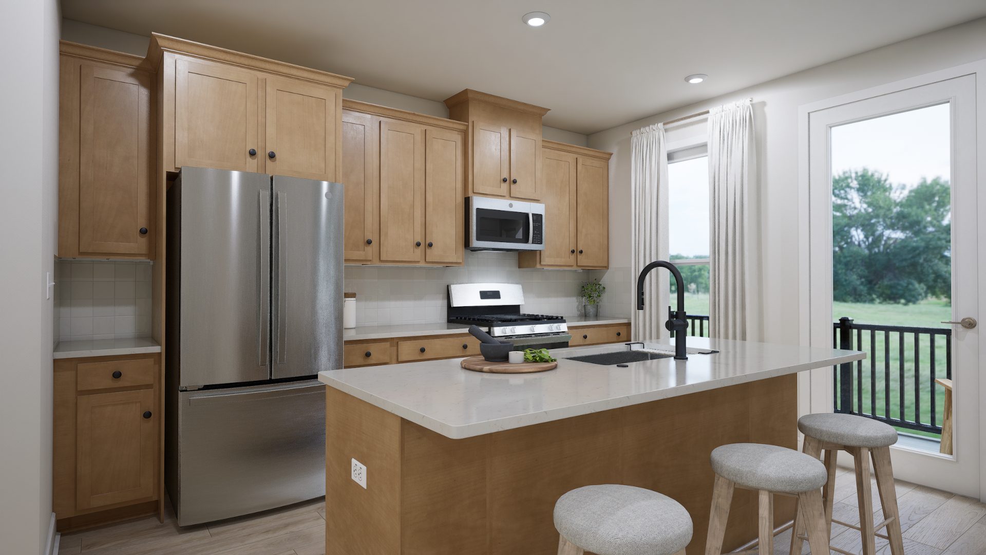 Cameron 24-R1-RT - Homesite 176, Townhome-style Condominium with Rooftop Terrace, Demott & Silver, Located in Broadlands, VA