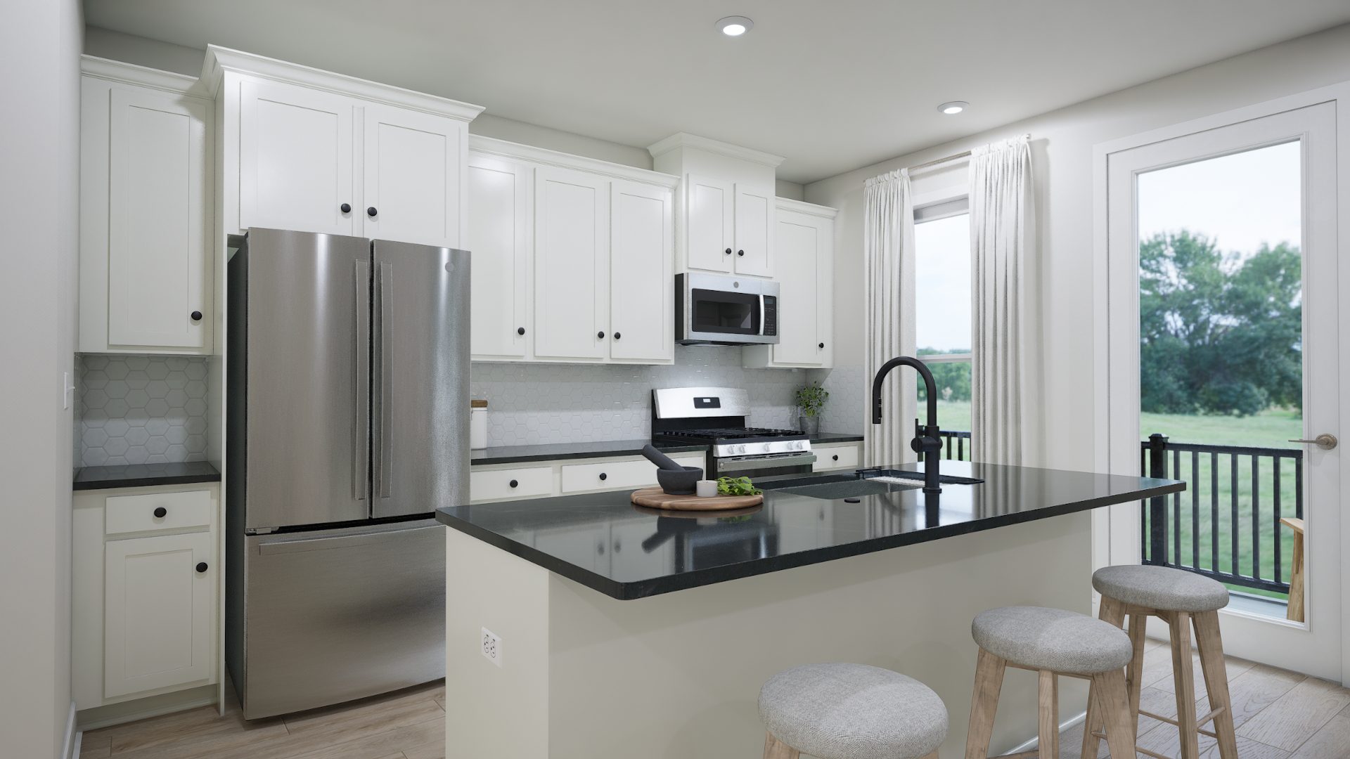 Cameron 24-R1-RT - Homesite 182, Townhome-style Condominium with Rooftop Terrace, Demott & Silver, Located in Broadlands, VA