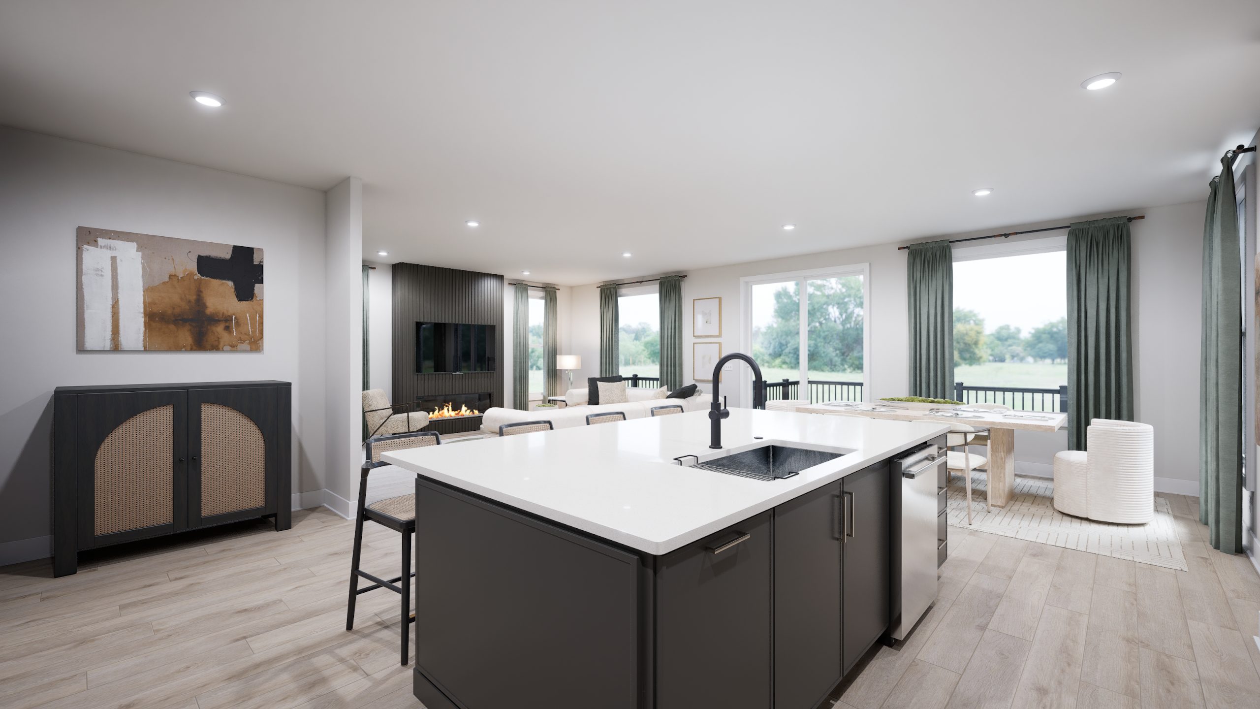 Sasha 31-F2 Classic B Package, Single Family Home, P2 at South 620, Located in Aldie, VA