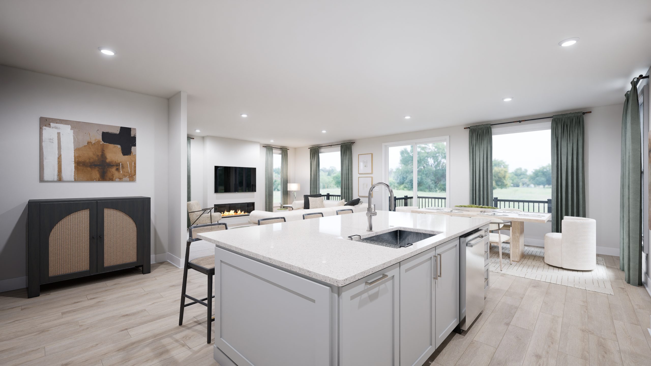 Sasha 31-F2 Essential A Package, Single Family Home, P2 at South 620, Located in Aldie, VA