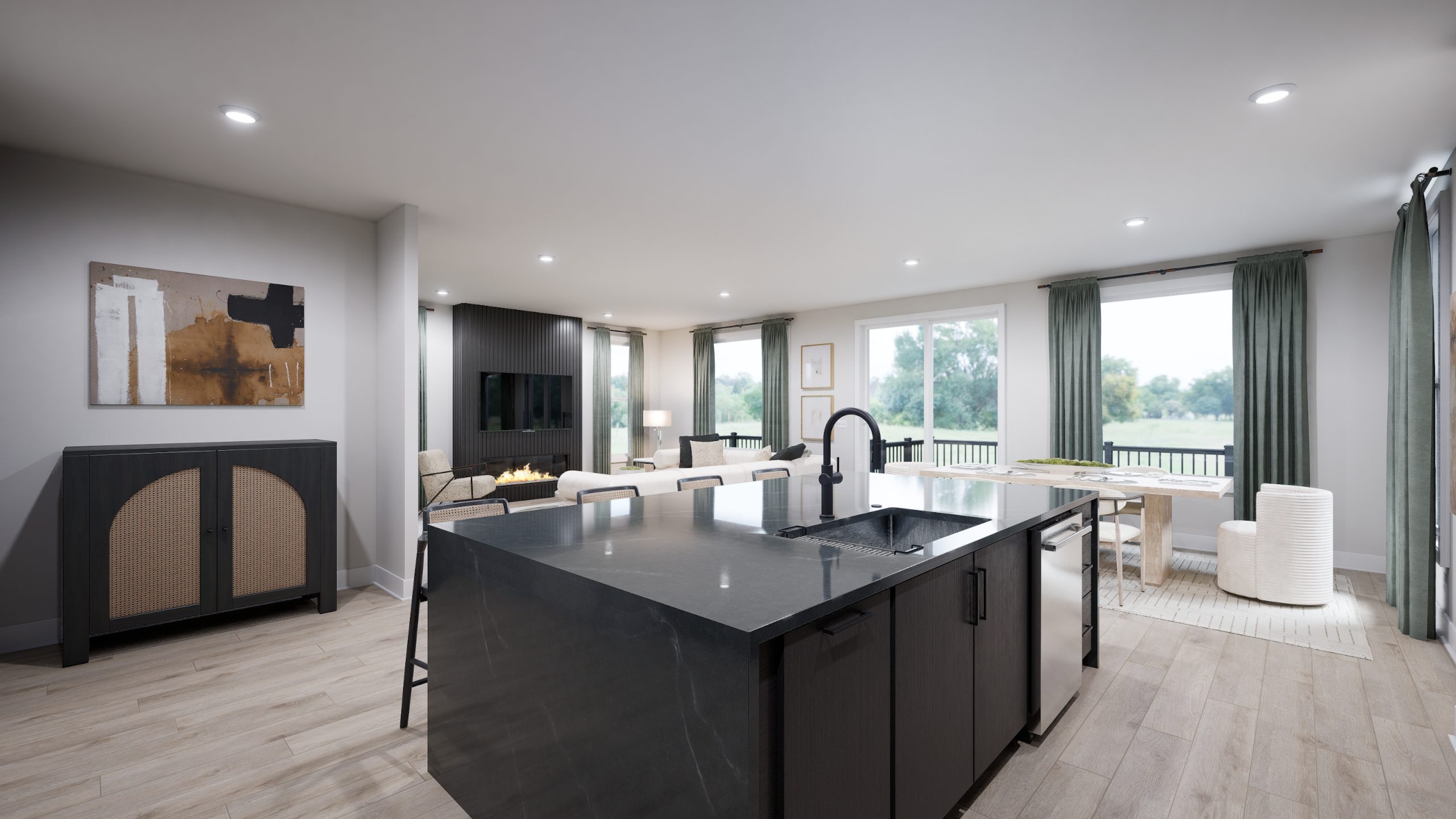 Sasha 31-F2 Signature B Package, Single Family Home, P2 at South 620, Located in Aldie, VA