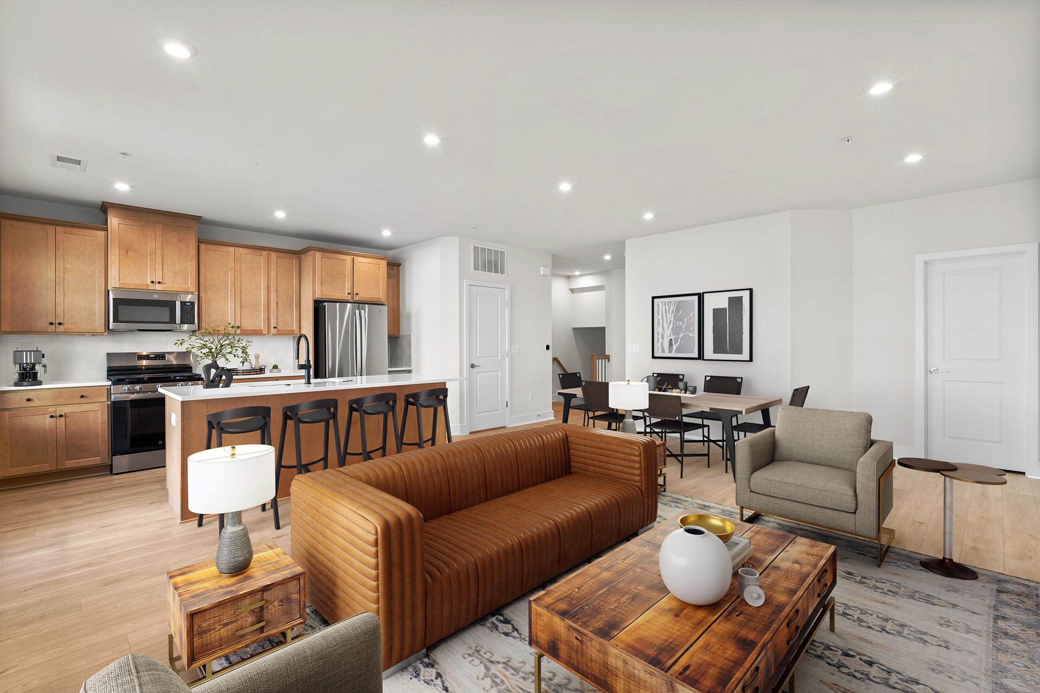 Cameron 24-R1-RT - Homesite 176, Townhome-style Condominium with Rooftop Terrace, Demott & Silver, Located in Broadlands, VA