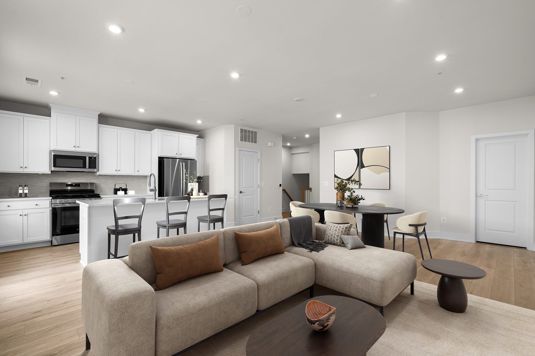 Cameron 24-R1-RT - Homesite 180, Townhome-style Condominium with Rooftop Terrace, Demott & Silver, Located in Broadlands, VA