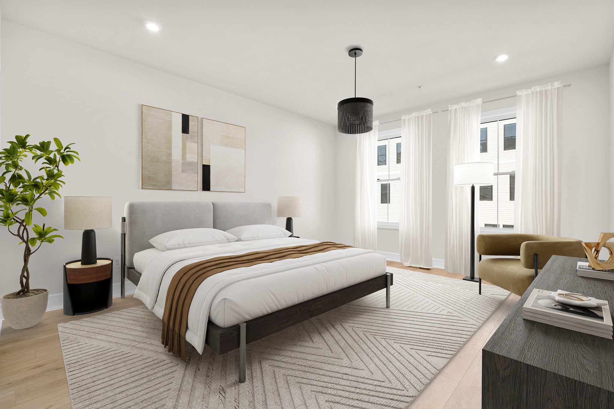 Cameron 24-R1-RT - Homesite 176, Townhome-style Condominium with Rooftop Terrace, Demott & Silver, Located in Broadlands, VA