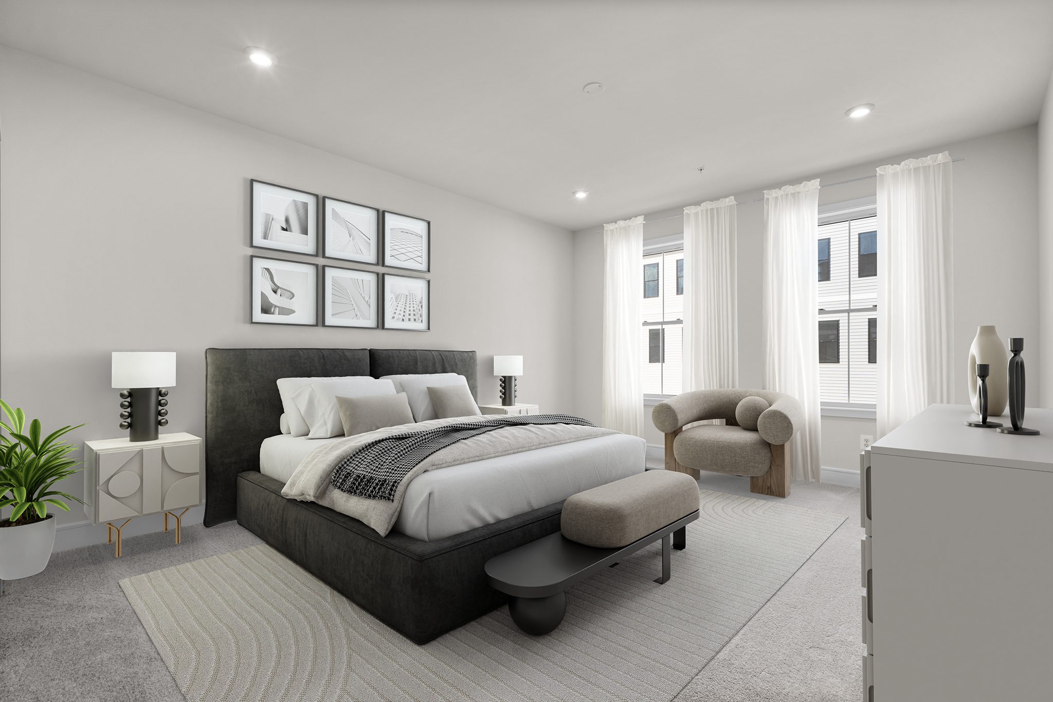 Cameron 24-R1-RT - Homesite 180, Townhome-style Condominium with Rooftop Terrace, Demott & Silver, Located in Broadlands, VA