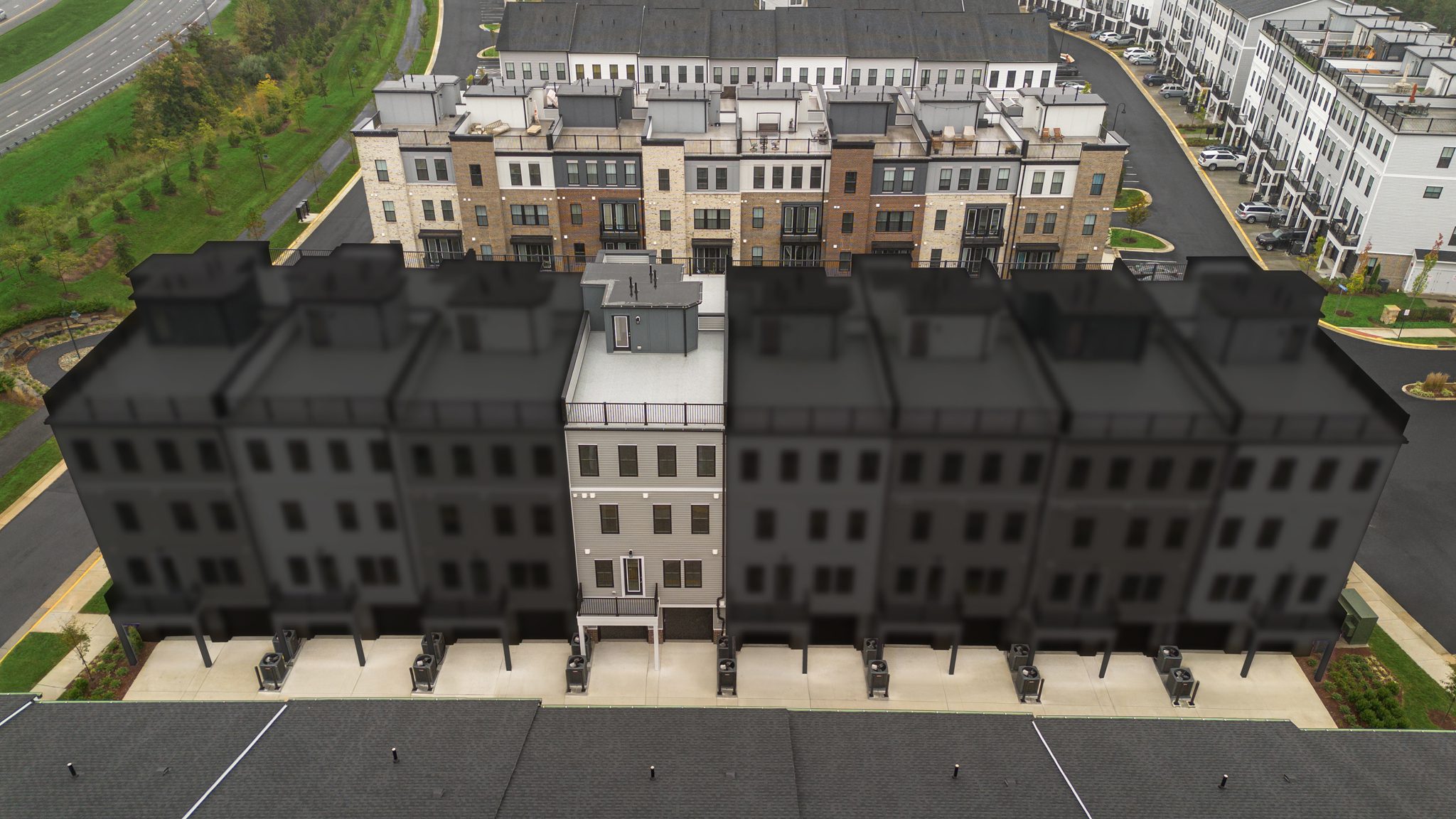 Cameron 24-R1-RT - Homesite 176, Townhome-style Condominium with Rooftop Terrace, Demott & Silver, Located in Broadlands, VA