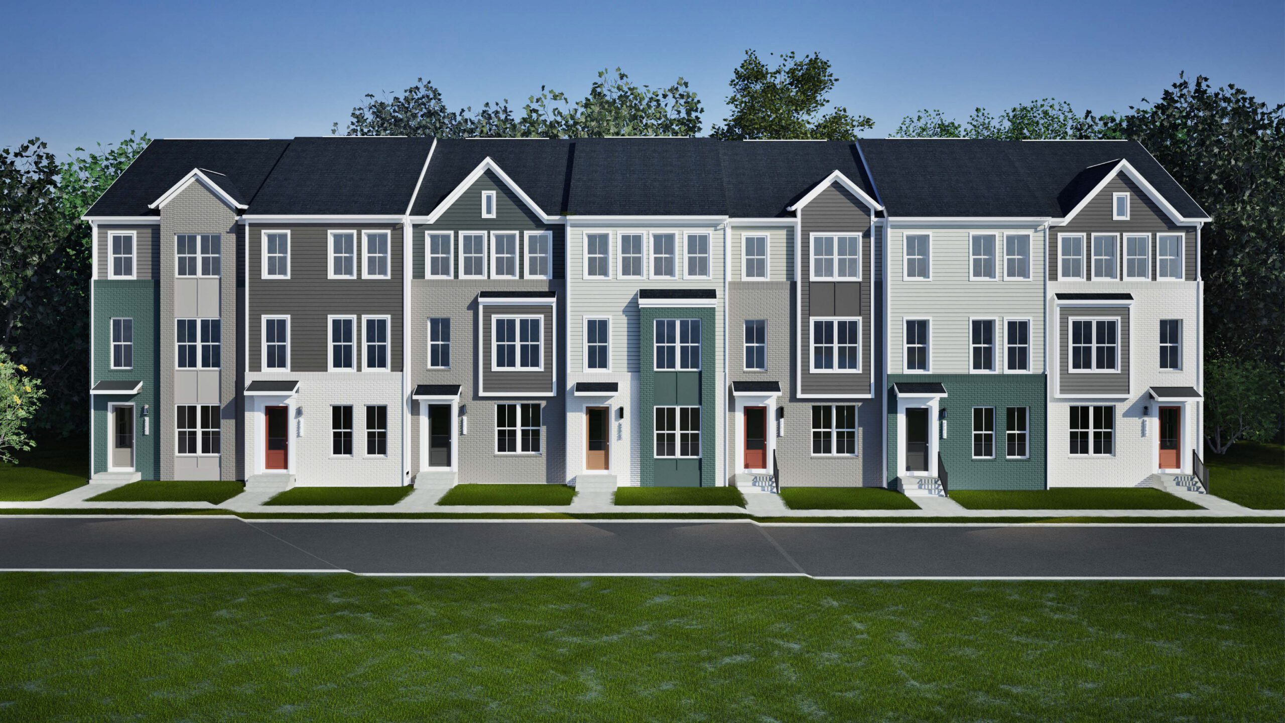 Tyler 20-R2 Homesites 44-50, Townhome, Ashberry, Located in Manassas, VA