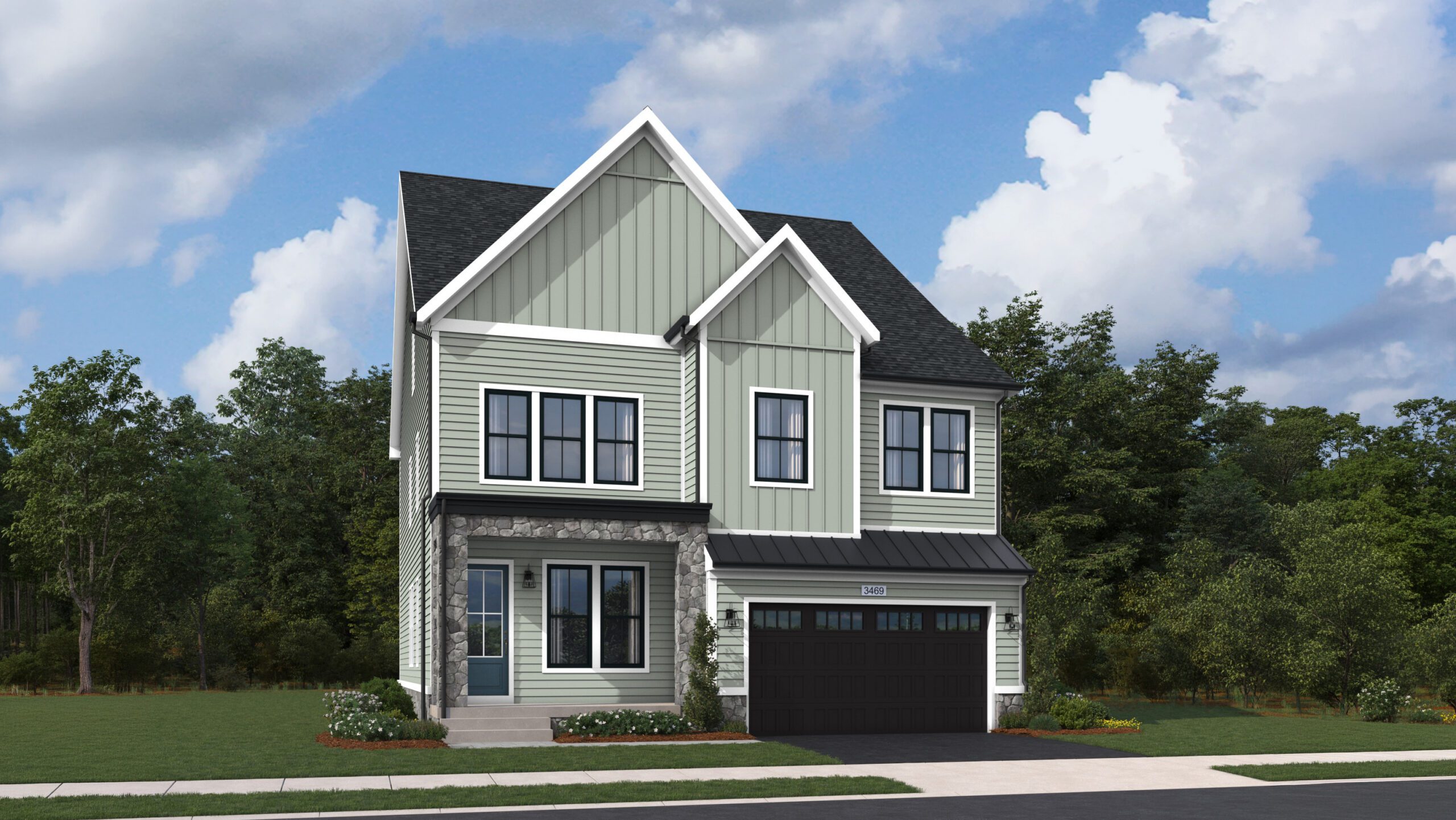 Samson 36-F2 - Homesite 3469, Single Family Home, West Park IV, Located in Brambleton, VA